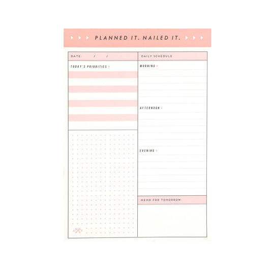 Plan your day for success - Memo Pad