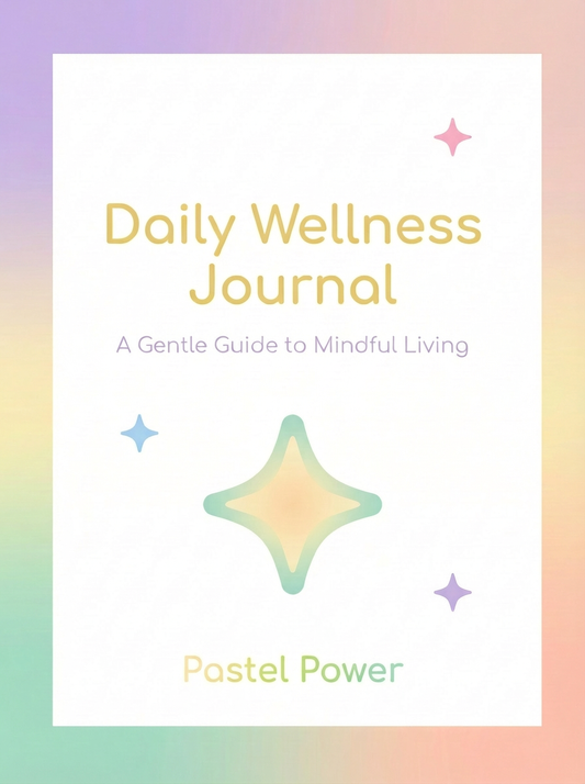 Daily Wellness Journal - A Gentle Guide to Mindful Living | Digital Download