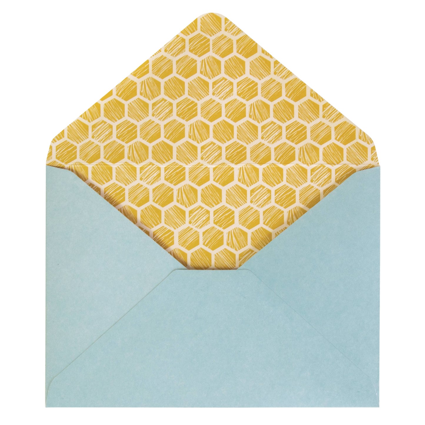 Boxed Notecard Set with Gold Bee Design: Paper